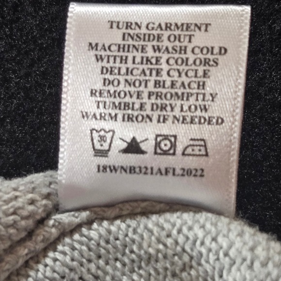 Hope & Henry 1/4 Zip Sweater Burgundy 100% Organic Cotton Medium Preppy Posh - Picture 9 of 11